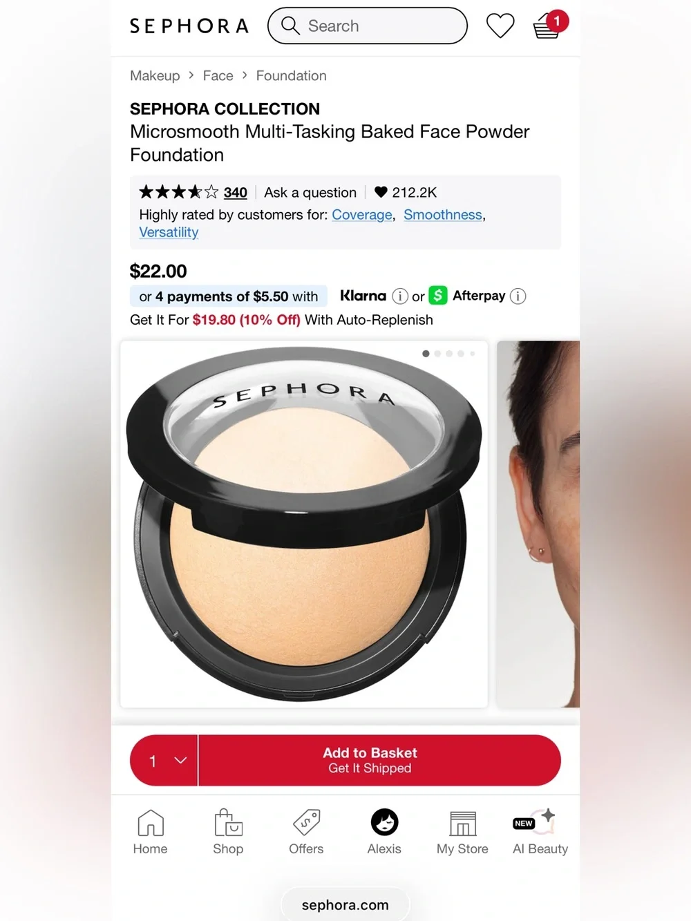 Sephora Collection Microsmooth Powder Foundation - BRAND NEW!!  makeup beauty